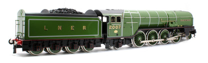 E/36-A1-PW P2 Class Non-Streamlined "Prince of Wales" 2-8-2 LNER Lined Apple Green No. 2007 Steam Locomotive