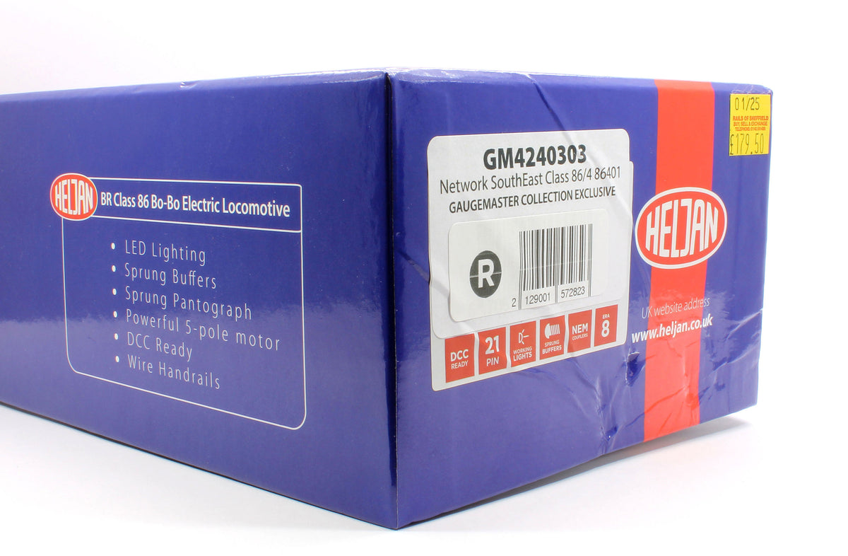 Class 86 401 Network SouthEast Diesel Locomotive - Damaged Box