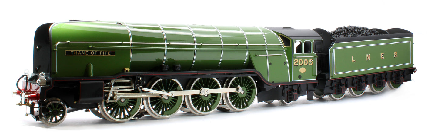 E/36-A1-TF P2 Class Non-Streamlined "Thane of Fife" 2-8-2 LNER Lined Apple Green No. 2005 Steam Locomotive