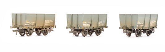 Pre-Owned Set Of 3 Slope Sided Tippler Wagons B.S.C.O. Grey - Weathered - Exclusive Edition