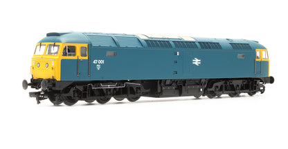 Pre-Owned Class 47001 BR Blue Diesel Locomotive - DCC Sound