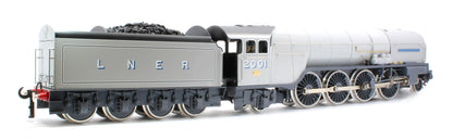 E/36-A3-CN P2 Class Non-Streamlined "Cock O The North" 2-8-2 Two Tone Grey No. 2001 Steam Locomotive