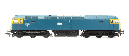 Pre-Owned Class 47001 BR Blue Diesel Locomotive - DCC Sound