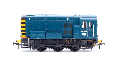 Pre-Owned Class 08 08329 BR Blue (Wasp Stripes) Diesel Locomotive - DCC Sound