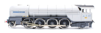 E/36-A3-CN P2 Class Non-Streamlined "Cock O The North" 2-8-2 Two Tone Grey No. 2001 Steam Locomotive