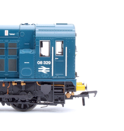 Pre-Owned Class 08 08329 BR Blue (Wasp Stripes) Diesel Locomotive - DCC Sound