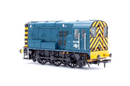 Pre-Owned Class 08 08329 BR Blue (Wasp Stripes) Diesel Locomotive - DCC Sound