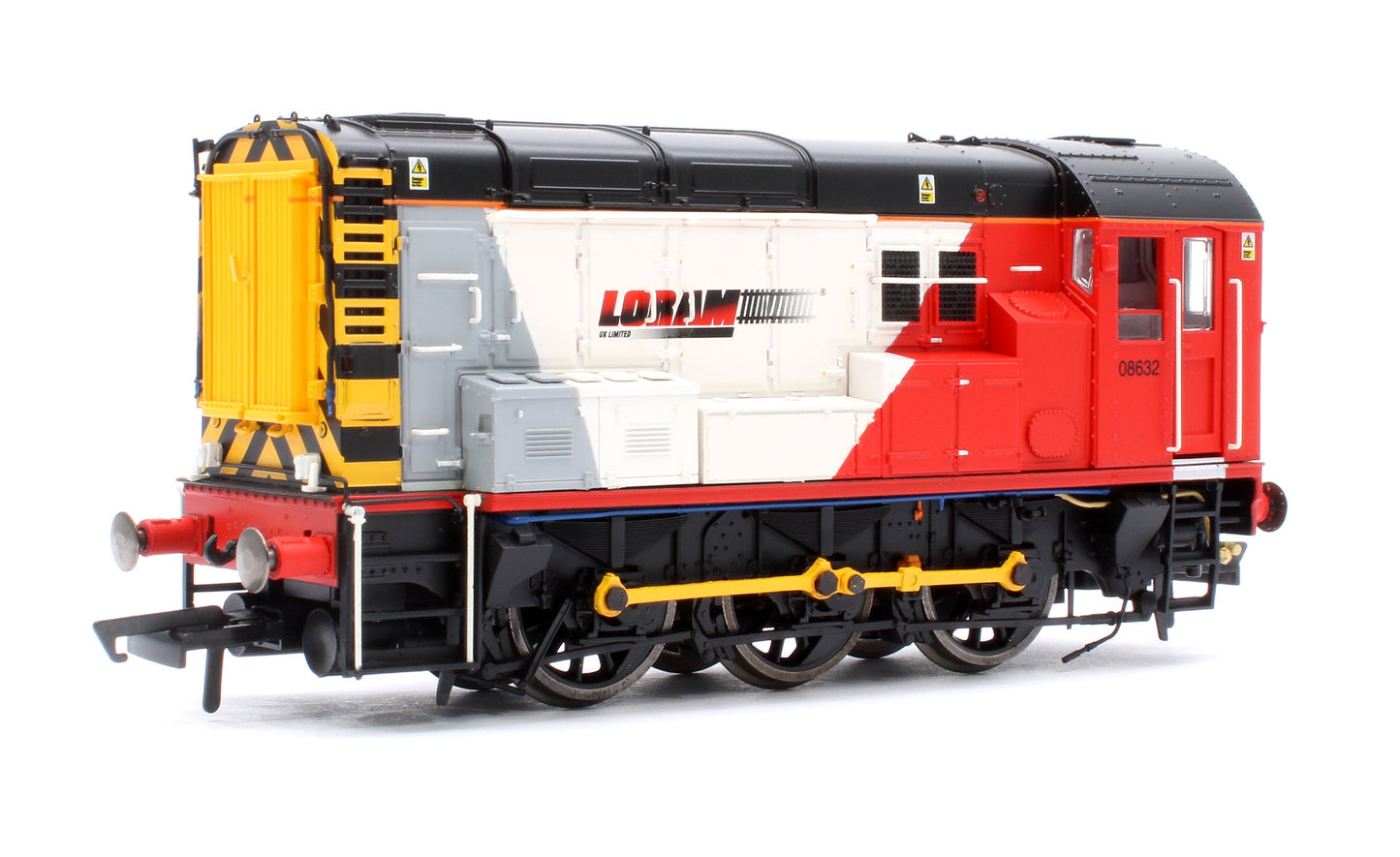 Pre-Owned Class 08 0-6-0 08632 Loram Rail Operations UK Diesel Shunter