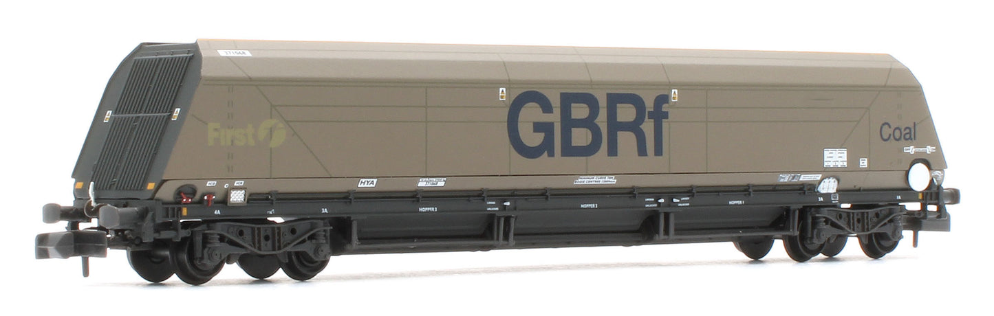 377-577C HYA Bogie Hopper Wagon GBRf Silver 'Coal' No.371068