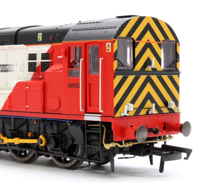 Class 08 0-6-0 08632 Loram Rail Operations UK Diesel Shunter