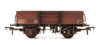 38-328 Pre-Owned 13T High Sided Open Wagon BR Bauxite (Late) No.E281604 - Custom Weathered