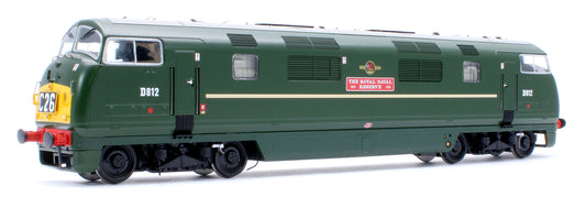 Class 42 'Warship' V1 BR Green SYP 'The Royal Naval Reserve 1859-1959' No.D812 Diesel Locomotive - DCC Sound