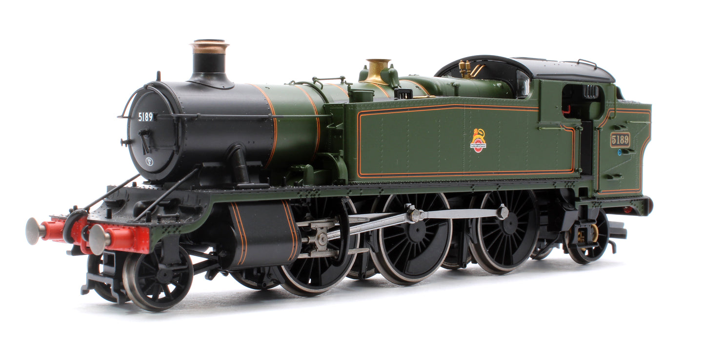 51XX Class 'Large Prairie', 2-6-2T 5189 BR Green Early Emblem Steam Locomotive