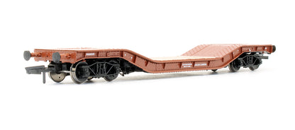 Pre-Owned Warwell Wagon 50T With Diamond Frame Bogies M360329' In BR Gulf Red