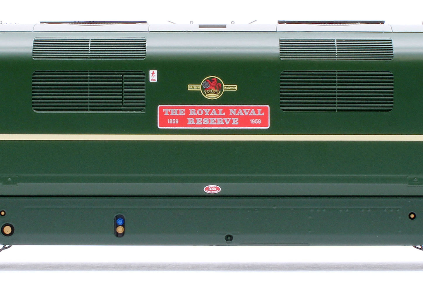 Class 42 'Warship' V1 BR Green SYP 'The Royal Naval Reserve 1859-1959' No.D812 Diesel Locomotive - DCC Sound