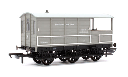 Pre-Owned OR76TOA003 Toad Brake Van - BR 6 Wheel Plated Bordesley Junction 'W56955'