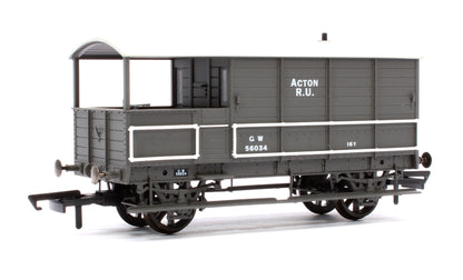 Toad Brake Van GWR 4 Wheel Plated (late) Acton 56034