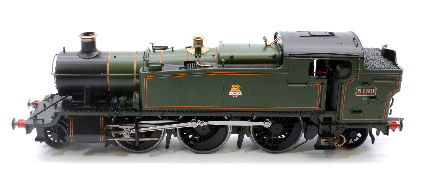 51XX Class 'Large Prairie', 2-6-2T 5189 BR Green Early Emblem Steam Locomotive