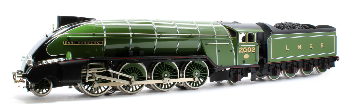 E/36-B1-EM P2 Class Streamlined "Earl Marischal" 2-8-2 LNER Lined Apple Green No. 2002 Steam Locomotive