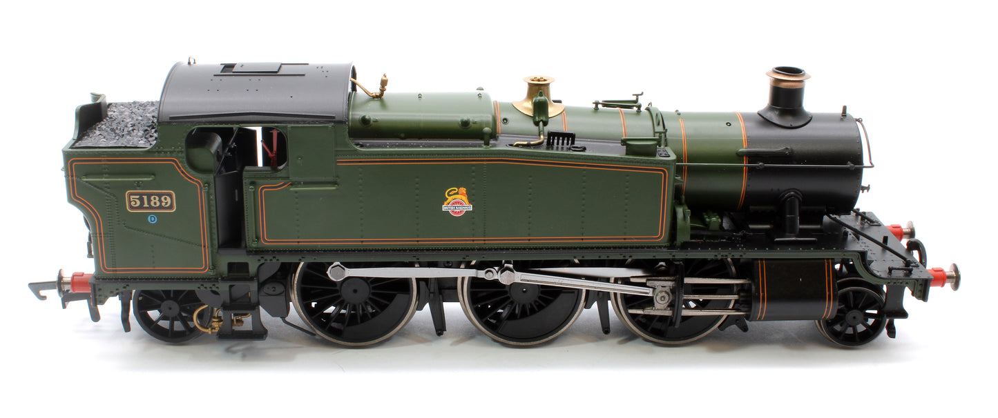 51XX Class 'Large Prairie', 2-6-2T 5189 BR Green Early Emblem Steam Locomotive
