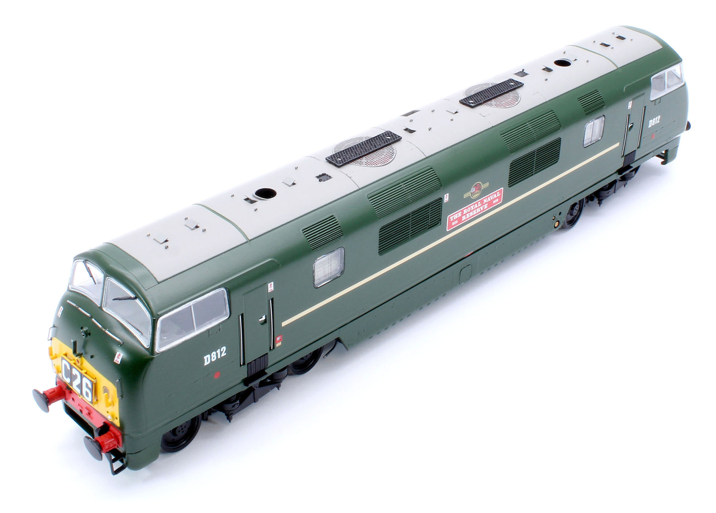 Class 42 'Warship' V1 BR Green SYP 'The Royal Naval Reserve 1859-1959' No.D812 Diesel Locomotive - DCC Sound