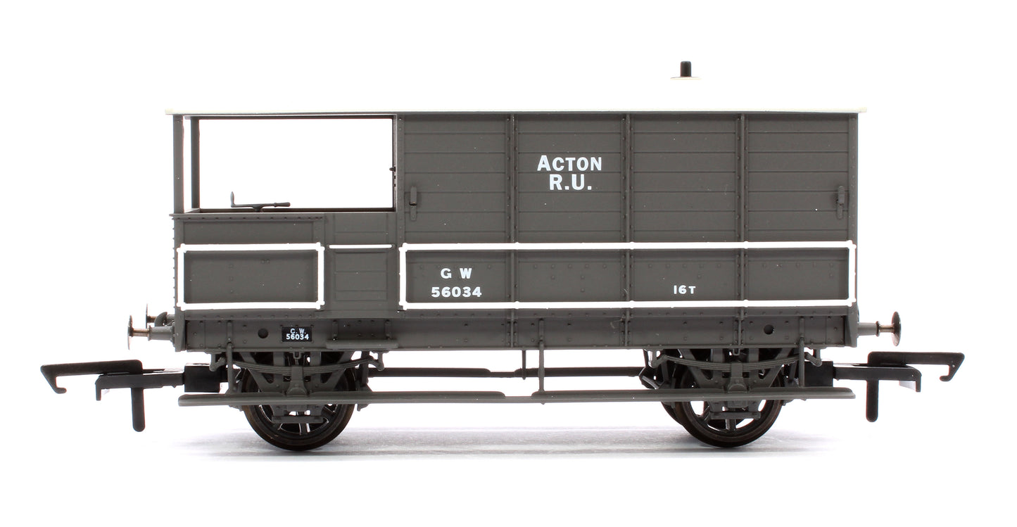 Toad Brake Van GWR 4 Wheel Plated (late) Acton 56034