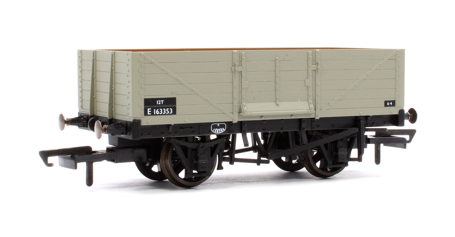 Pre-Owned 6 Plank Wagon - BR Grey E163353