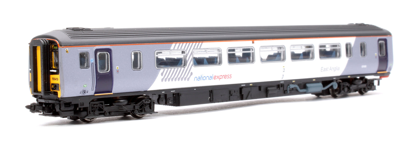 Class 156 156419 National Express East Anglia DMU - DCC Fitted