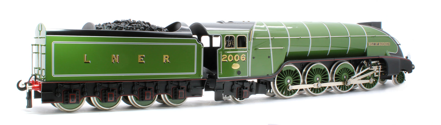 E/36-B1-WB P2 Class Streamlined "Wolf of Badenoch" 2-8-2 LNER Lined Apple Green No. 2006 Steam Locomotive