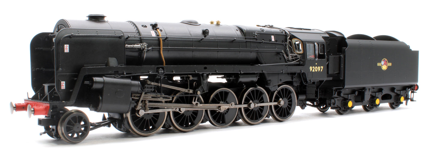 Class 9F 2-10-0 92097 BR Black Late Crest (with Westinghouse Pumps) Steam Locomotive