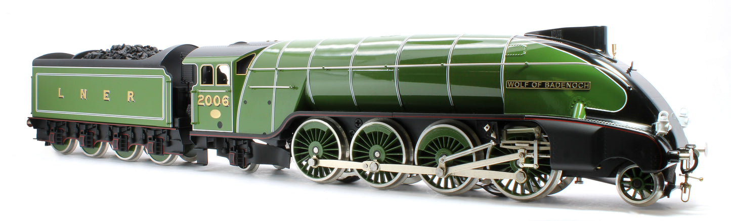 E/36-B1-WB P2 Class Streamlined "Wolf of Badenoch" 2-8-2 LNER Lined Apple Green No. 2006 Steam Locomotive