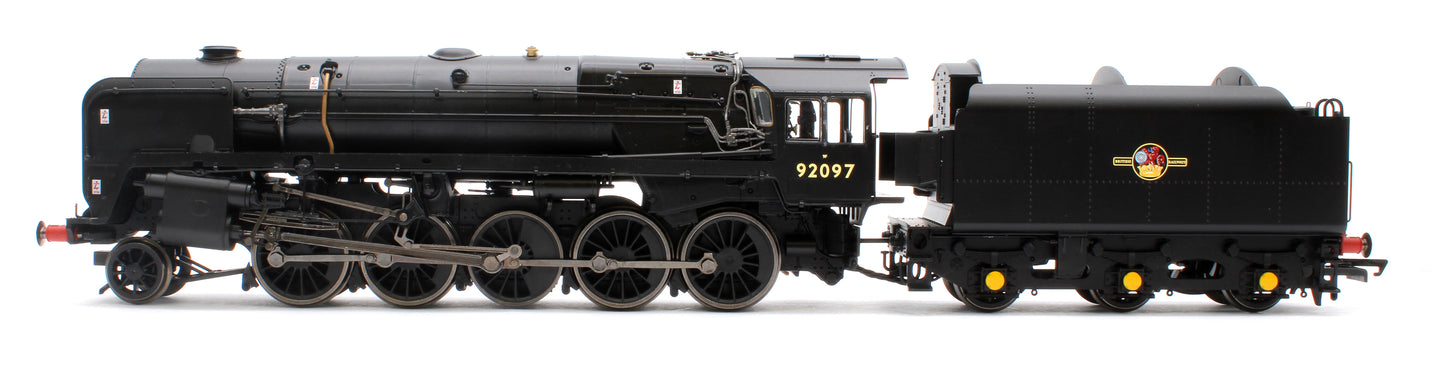 Class 9F 2-10-0 92097 BR Black Late Crest (with Westinghouse Pumps) Steam Locomotive