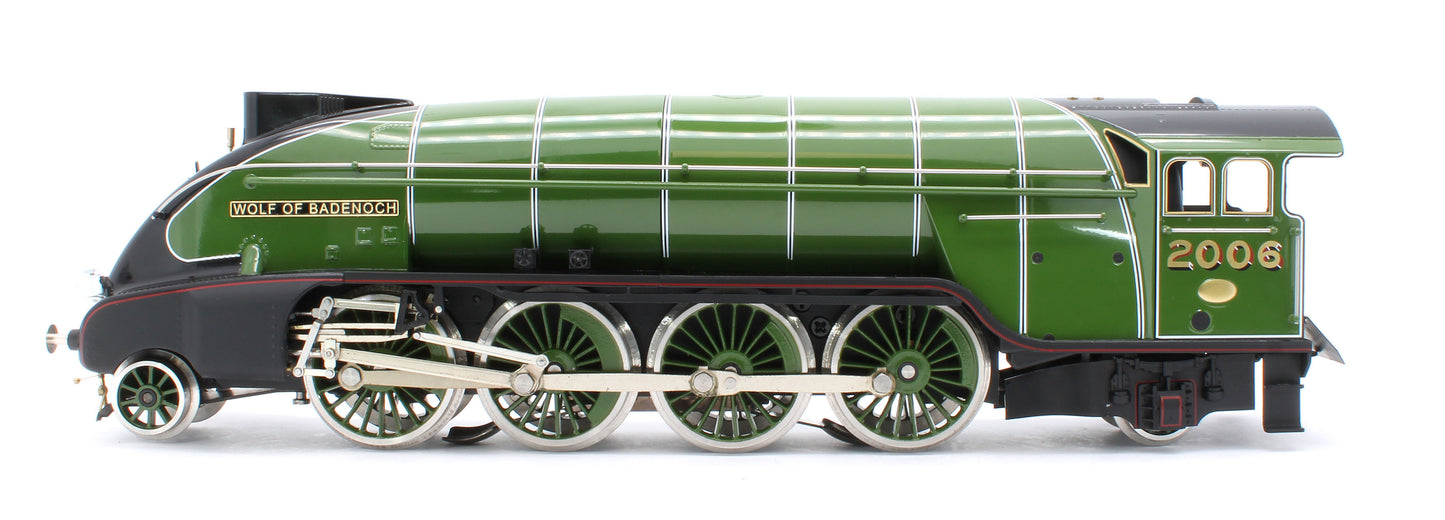 E/36-B1-WB P2 Class Streamlined "Wolf of Badenoch" 2-8-2 LNER Lined Apple Green No. 2006 Steam Locomotive