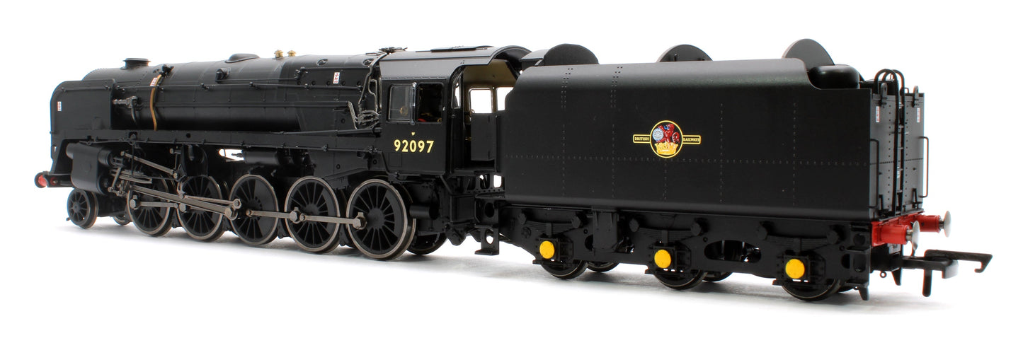 Pre-Owned Class 9F 2-10-0 92097 BR Black Late Crest (with Westinghouse Pumps) Steam Locomotive