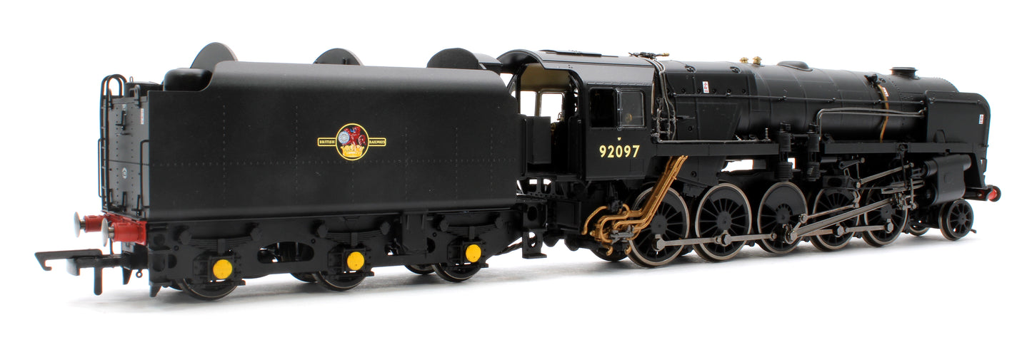 Class 9F 2-10-0 92097 BR Black Late Crest (with Westinghouse Pumps) Steam Locomotive