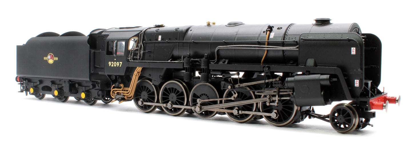 Pre-Owned Class 9F 2-10-0 92097 BR Black Late Crest (with Westinghouse Pumps) Steam Locomotive
