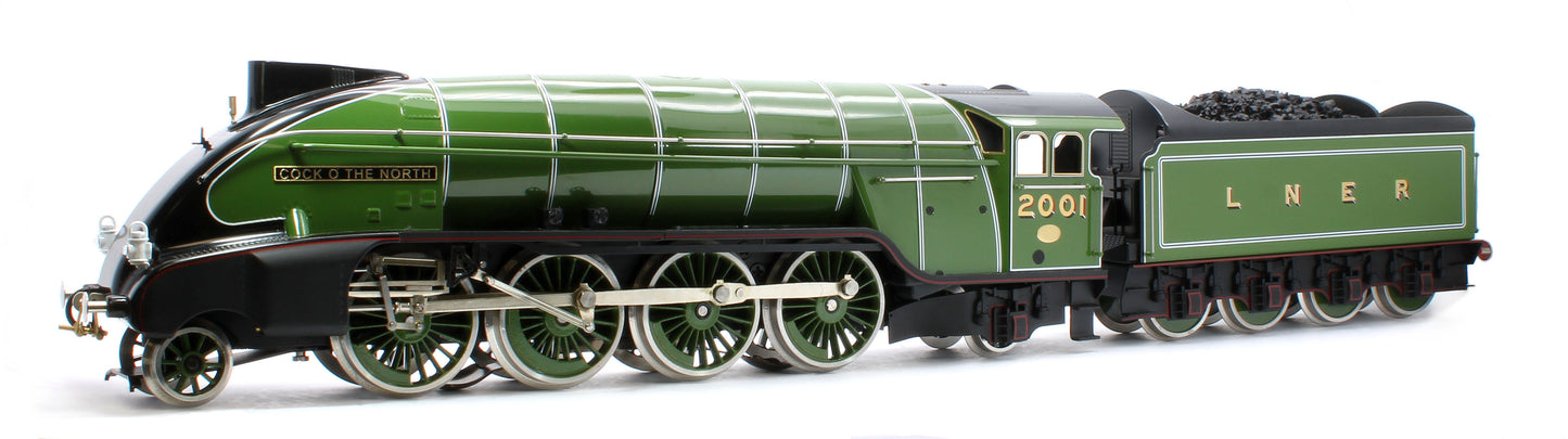 E/36-B1-CN P2 Class Streamlined "Cock O The North" 2-8-2 LNER Lined Apple Green No. 2001 Steam Locomotive