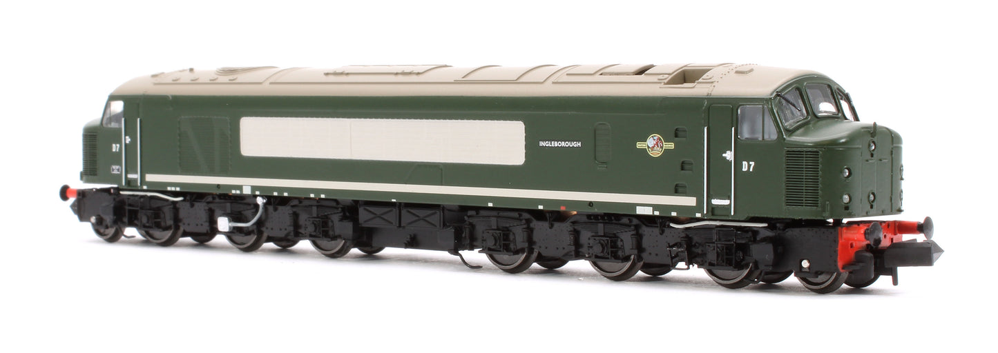 Class 44 D7 "Ingleborough" Plain BR Green Diesel Locomotive (DCC Sound)