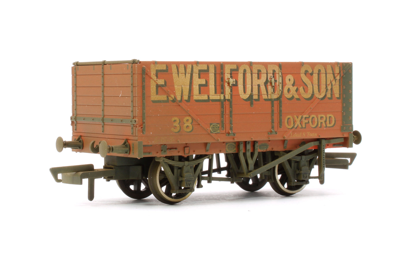 Pre-Owned OR76MW7029 7 Plank Mineral Wagon Set (3) - Weathered