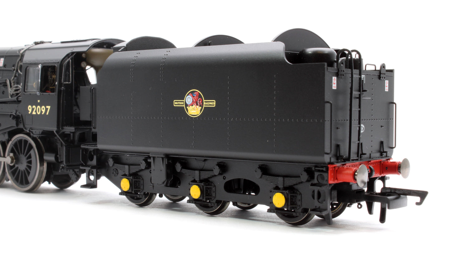 Pre-Owned Class 9F 2-10-0 92097 BR Black Late Crest (with Westinghouse Pumps) Steam Locomotive