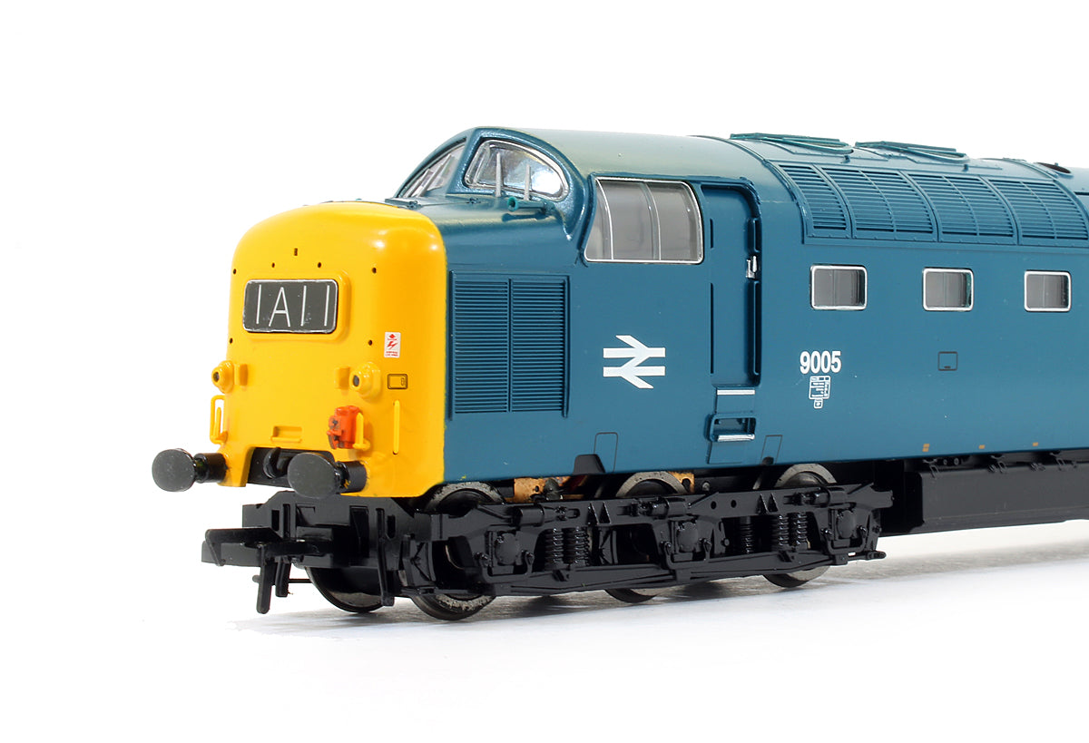 Pre-Owned Class 55 9005 'The Prince Of Wales's Own Regiment Of Yorkshire' BR Blue Diesel Locomotive (DCC Fitted)