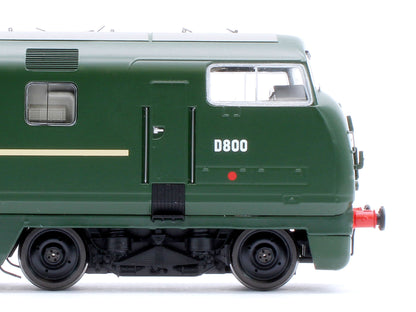 Class 42 'Warship' V1 BR Green 'Sir Brian Robertson' No.D800 Diesel Locomotive - DCC Sound
