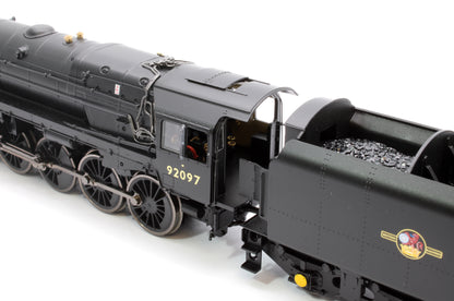 Class 9F 2-10-0 92097 BR Black Late Crest (with Westinghouse Pumps) Steam Locomotive