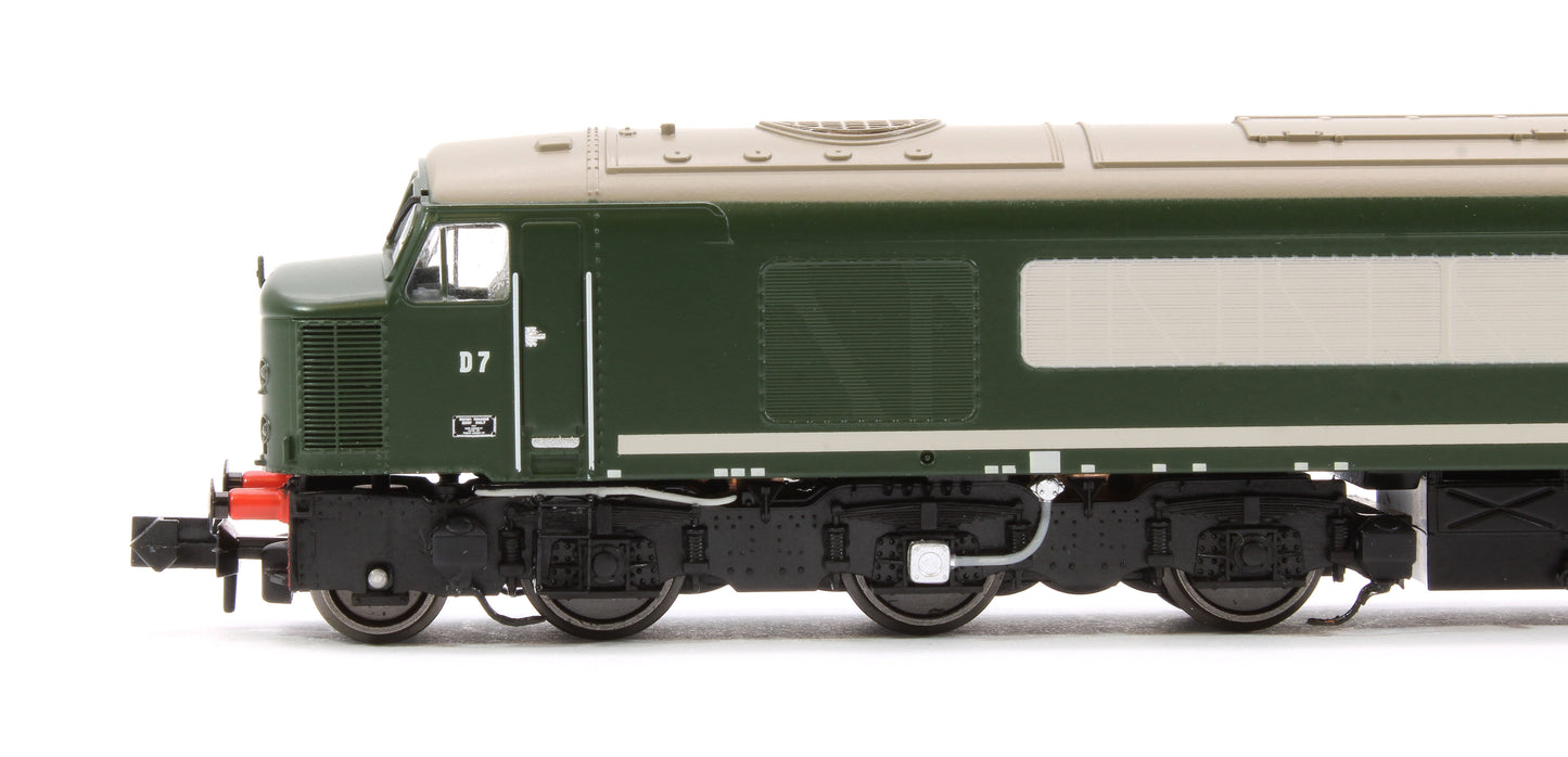 Class 44 D7 "Ingleborough" Plain BR Green Diesel Locomotive (DCC Sound)