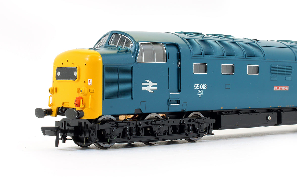 Pre-Owned 32-526DS Class 55 Deltic 55018 'Ballymoss' BR Blue Diesel Locomotive (DCC Sound Fitted)