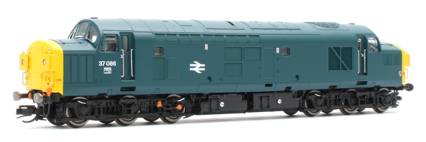 TT3057M Class 37 BR Blue No.37086 Diesel Locomotive