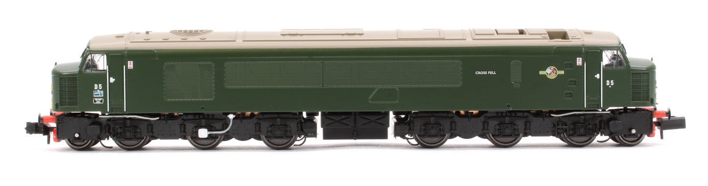 Class 44 D5 "Cross Fell" BR Green With Small Yellow Panel Diesel Locomotive (DCC Sound)