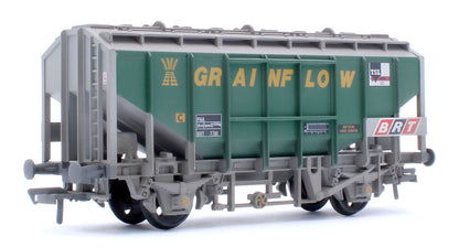35 Ton PAA Bulk Grain Wagon 'Grainflow' Green & Grey No. BRT 7781 - Weathered