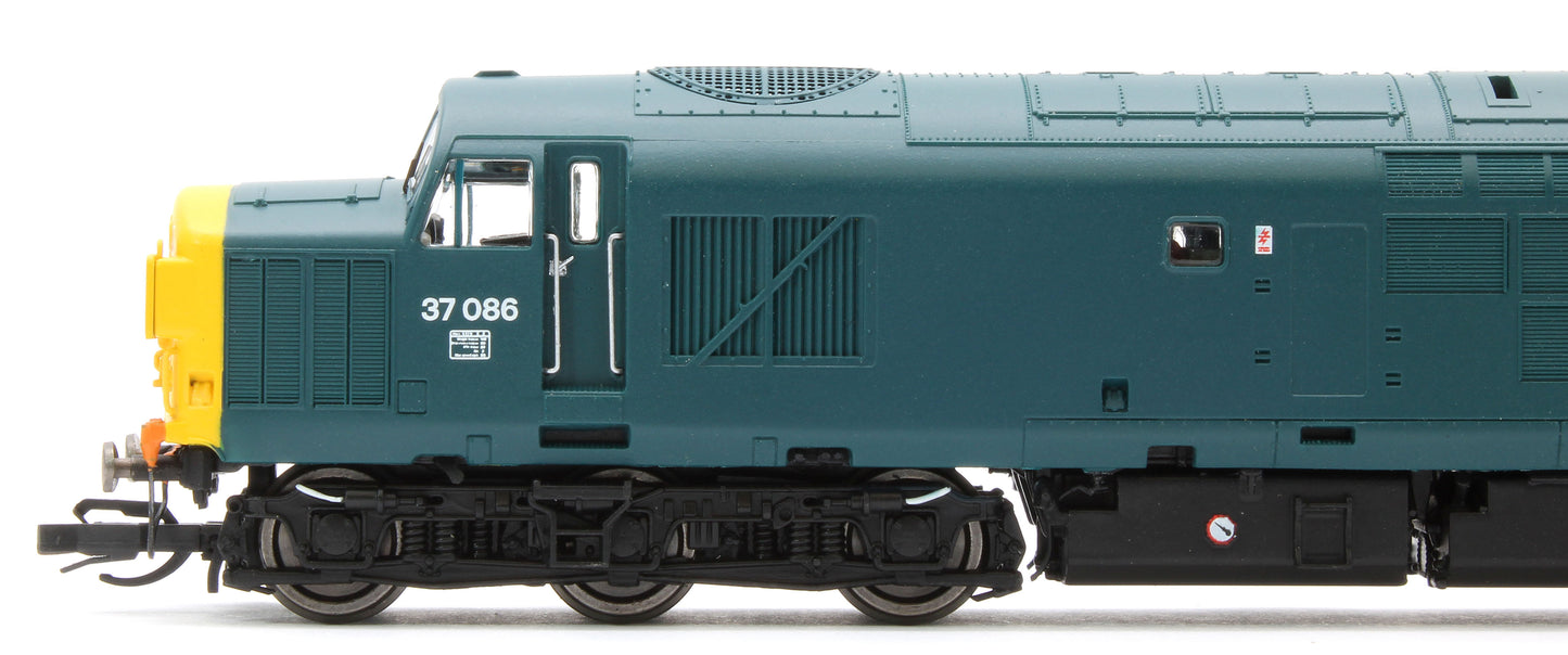 TT3057M Class 37 BR Blue No.37086 Diesel Locomotive