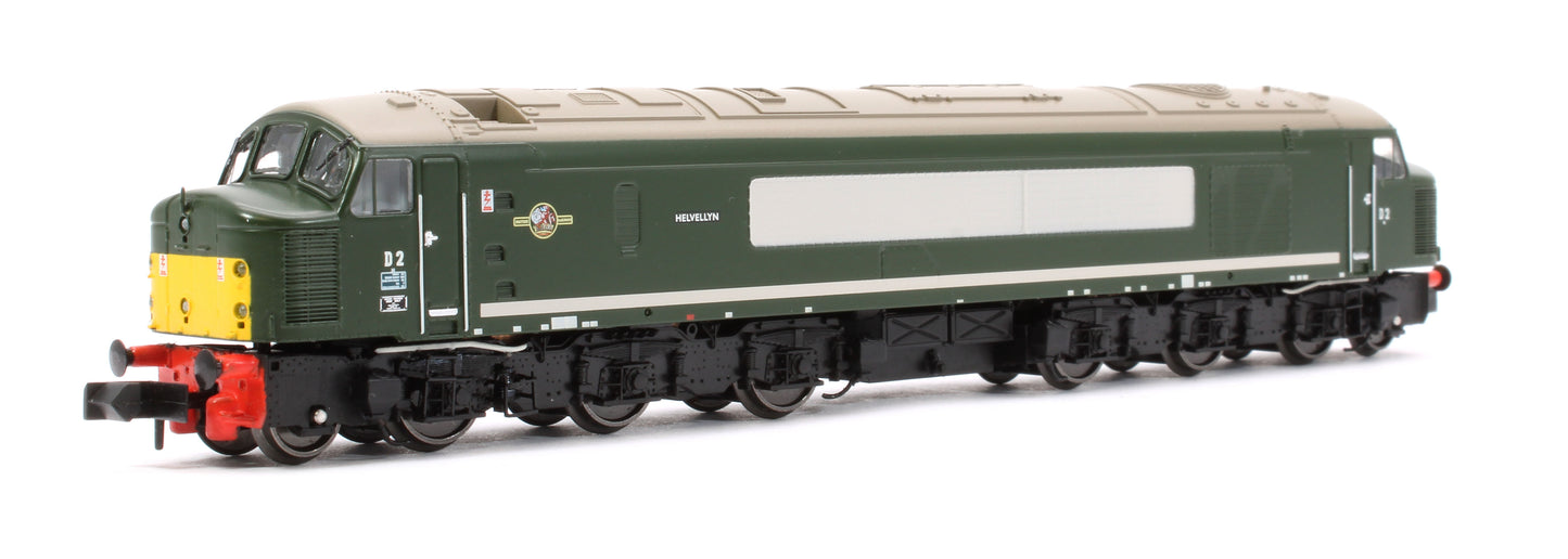 Class 44 D2 "Helvellyn" BR Green With Small Yellow Panel Diesel Locomotive